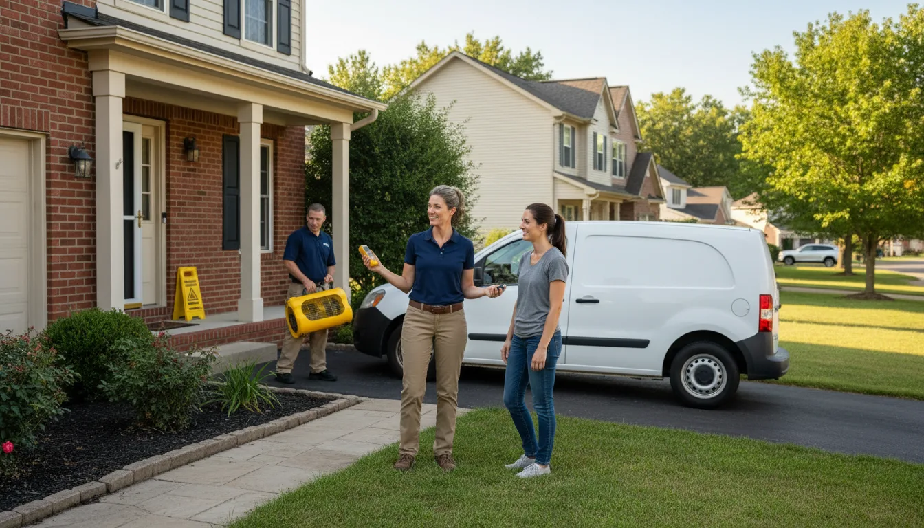Water restoration image for Home Water Damage Repair in La Marque, TX